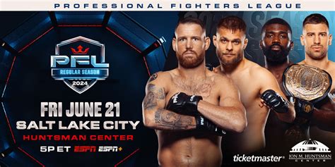 Professional Fighters League Makes Salt Lake City Debut June 21 With