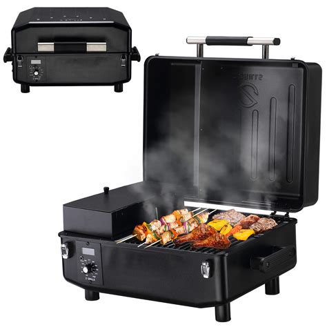 Wholesale Wood Pellet Grill Smoker 6 In 1 BBQ Grill Auto Temperature