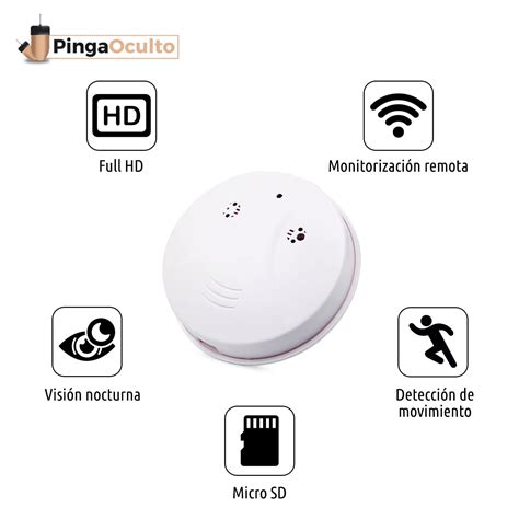 Rookmelder Spy Camera Mp Wifi Pingaoculto