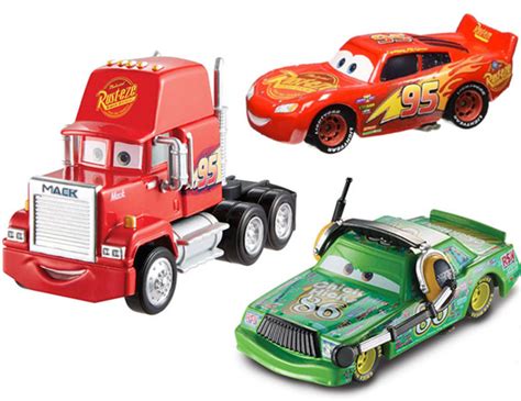 Mattel Cars Auta Zestaw Autek Deluxe Zygzak Marek Marucha Maniek