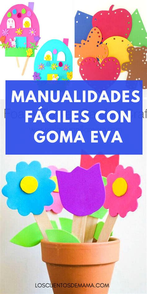 MANUALIDADES CON GOMA EVA FÁCILES PARA NIÑOS