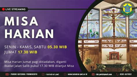 Jalan Salib Misa Harian Jumat 24 Maret 2023 17 30 WIB Katedral