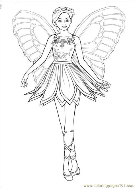 Barbie Ballerina Printable Coloring Pages 3 With Images Princess