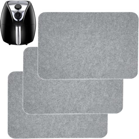 3pcs Heat Resistant Mat 30 40cm Heat Proof Mat For Air Fryer Kitchen Universal Heatproof Mats