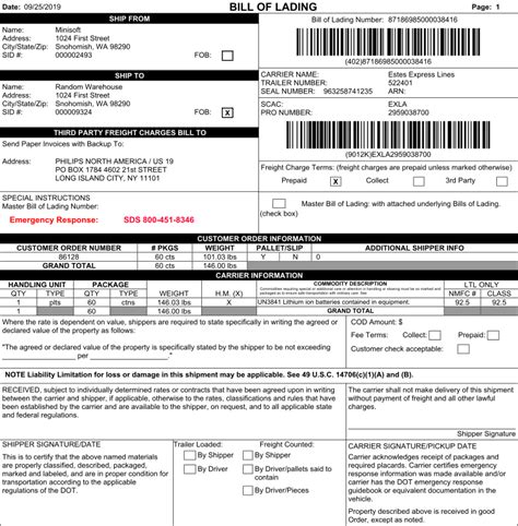 Create A Bill Of Lading Bol Miniwiki