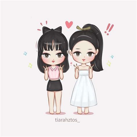 Blackpink Fanart Di Instagram Jensoo Blackpink Jisoo Jennie Rose