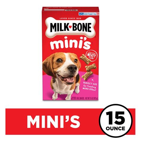 Milk-Bone Original Mini Dog Biscuits, Crunchy Dog Treats, 15 Ounces ...