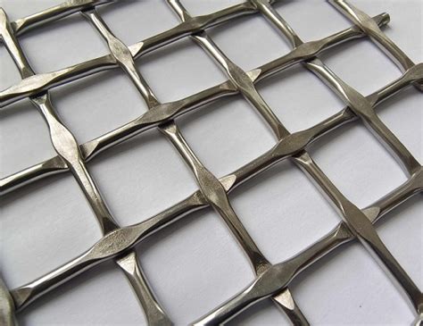 Crimped Stainless Steel Decorative Mesh With Antique Copper Finish Metart Building Tech Co Ltd