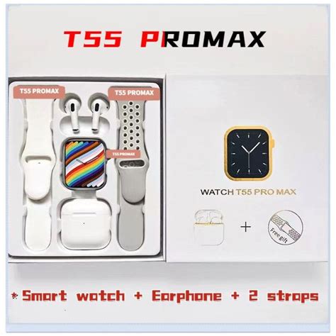 Original Product Free Gift T Pro Max Smart Watch With Pro Earbuds