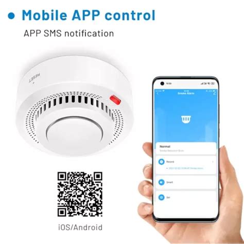 Le D Tecteur De Fum E Tuya Smart Wifi Fonctionne Avec Alexa Et Google