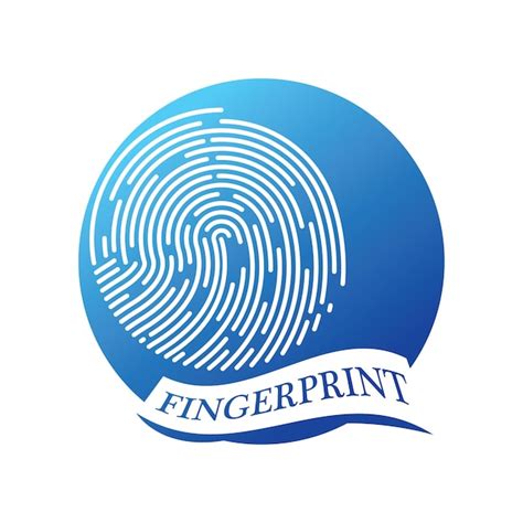 Premium Vector Fingerprint Logo Vector Illustration