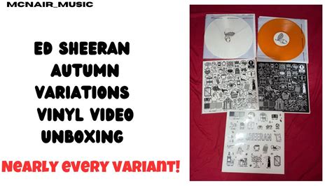 Ed Sheeran Autumn Variations Unboxing Multiple Variants Spotify Fans