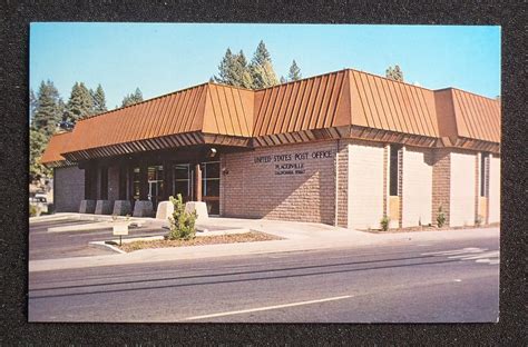 1970s Post Office Placerville CA El Dorado Co Postcard California