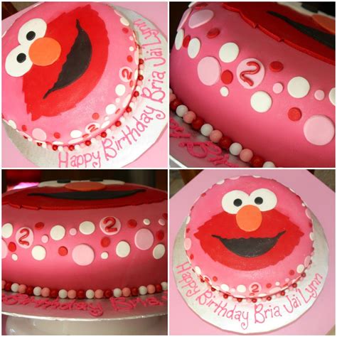 Elmo 2nd Birthday Cake