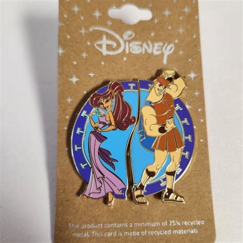 Disney Accessories Disney Hercules Pin Set Meg Hercules 2 Pins