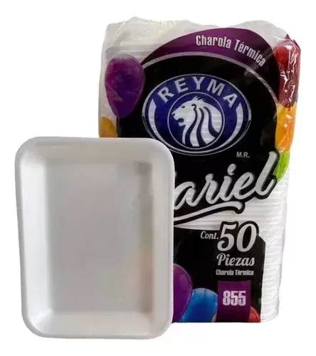 Charola Térmica Reyma Mariel 855 Bolsa Con 50 Piezas