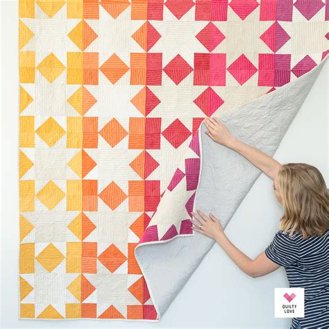 Ombre Woven Star Fall Quilt Quilty Love