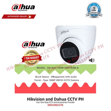 Mp Dahua Dome Cctv Camera Dh Hac Hdw Trqn A Mp P Cctv Camera