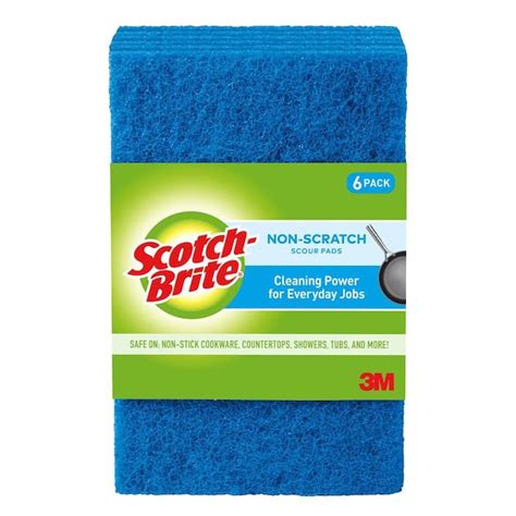 Scotch Brite Non Scratch Scour Pads 48 Pack 626 Cc Combo3 The Home