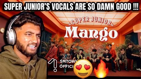 SUPER JUNIOR 슈퍼주니어 Mango MV Reaction YouTube