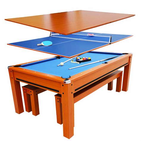 In Billiard Pool Dining Table And Table Tennis Table Combo Feite