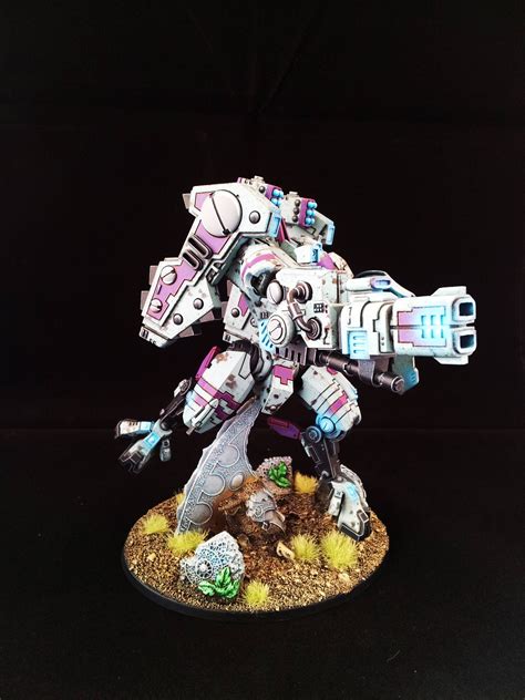 Tau Riptide Malcavious Tau Warhammer Tau Empire Mini Paintings