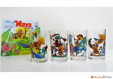 Verre Collection Maya L Abeille Mulubrok Brocante En Ligne