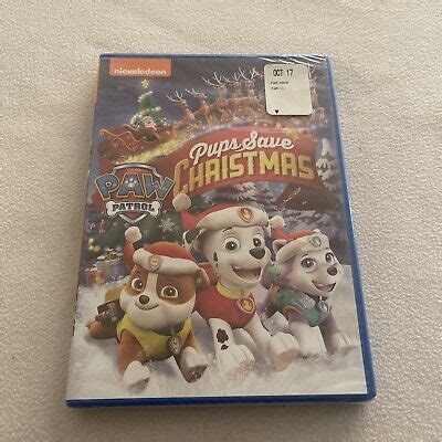 Nickelodeon Paw Patrol Pups Save Christmas Dvd Movie Brand New Sealed