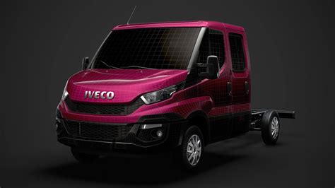 Iveco Daily Crew Cab L2 Chassis 2014 3d Model By Creator 3d