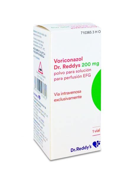 Voriconazol Dr Reddys Mg Polvo Para Solucion Para Perfusion Efg