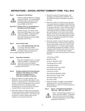 Fillable Online P Nysed Instructions District Form Fall Updated