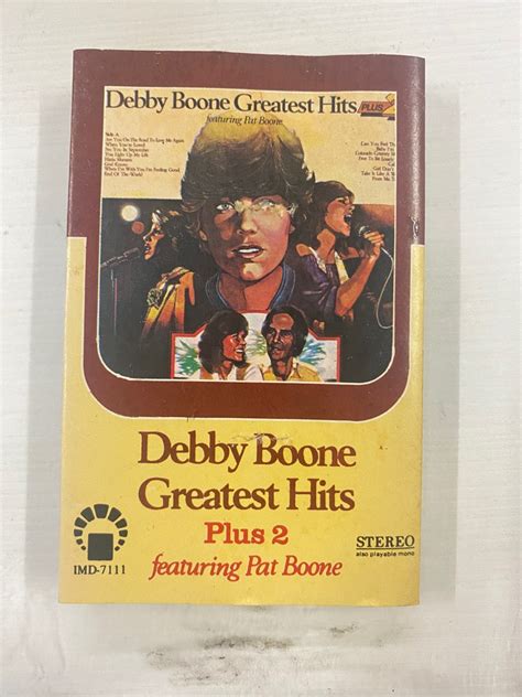 Debby Boone Greatest Hits Plus Featuring Pat Boone Music Album