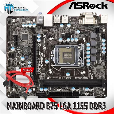 Jual Motherboard Intel Lga B Asrock Onboard Shopee Indonesia