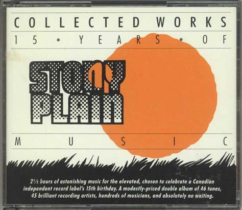 Collected Works 15 Years Of Stony Plain Music 1991 CD Discogs