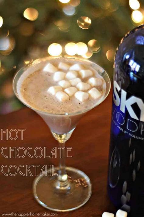 Hot Chocolate Cocktails | The Happier Homemaker