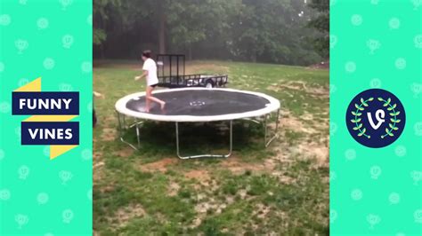 Trampoline Fails Compilation Funny Vines 2016 Part 8 Youtube