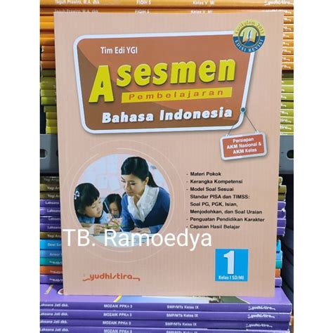 Jual Buku Asesmen Pembelajaran Bahasa Indonesia Untuk SD MI Kelas I