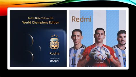 Redmi Note Pro Plus G World Champions Edition Launching In India On