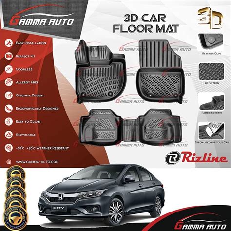 Tapis Sur Mesure Gamma Auto Pvc Honda City