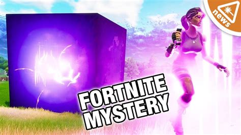 What Is Fortnites Mysterious Purple Cube Nerdist News W Jessica Chobot Youtube