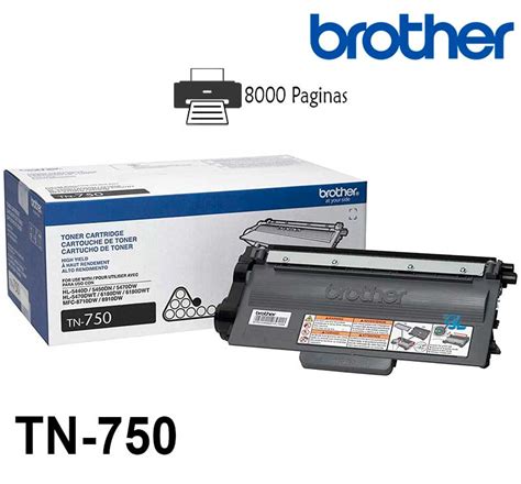 Toner Brother TN 750 Negro Hl 5450 Original G Limagars Peru