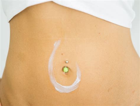 Difference Between Healing And Infected Belly Button Piercing 1