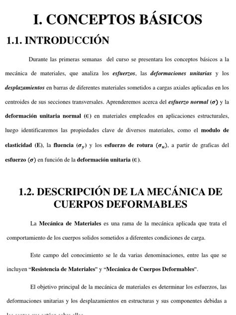 PDF Conceptos Básicos Resistencia de Materiales DOKUMEN TIPS