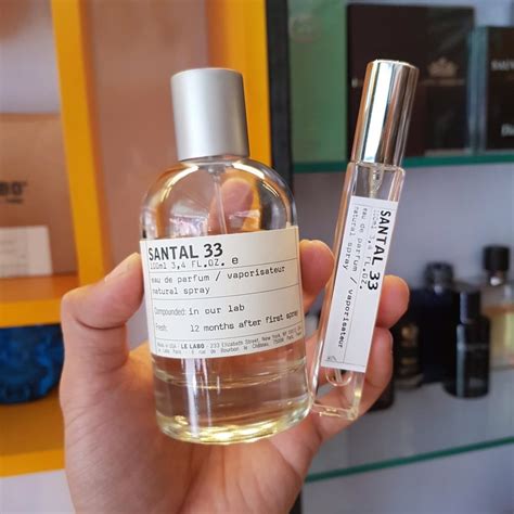 Nước hoa Le Labo Santal 33 10ml chiết Sáp Tóc Mỹ Phẩm Nam Giới