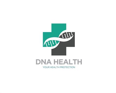 Premium Vector Dna Cross Health Logo Designs For Medical Service