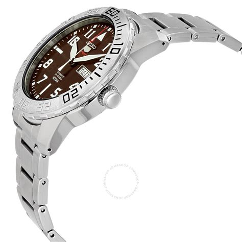 Seiko Sports Automatic Brown Dial Men S Watch Srp Seiko