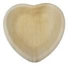 Natural Areca Palm Leaf Plates Heart Shape Size At Best Price