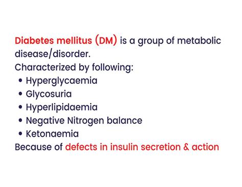 Diabetes Mellitus Types Of Diabetes Mellitus Ppt Free Download