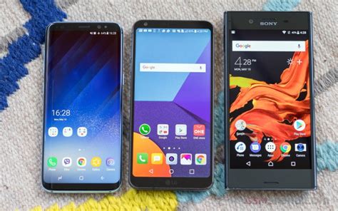 LG G6 Vs Galaxy S8 Vs Xperia XZ Premium Three S A Company