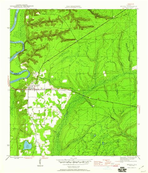 Bristol Fl 1945 24000 Scale Map By United States Geological Survey Avenza Maps